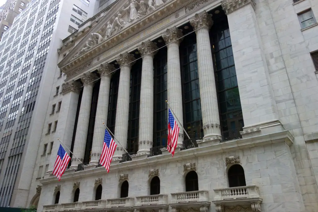 Façade du New York Stock Exchange