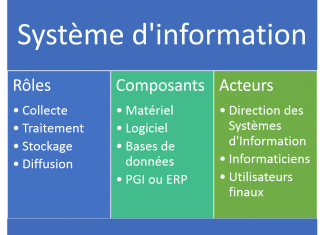 Le système d’information Le système d'information : rôles, composants et acteurs