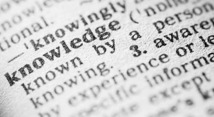 Définition de "Knowledge" (savoir)