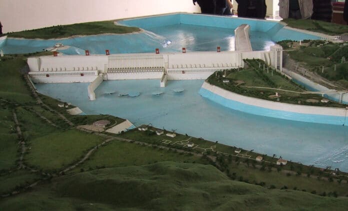 Maquette du barrage des Trois Gorges