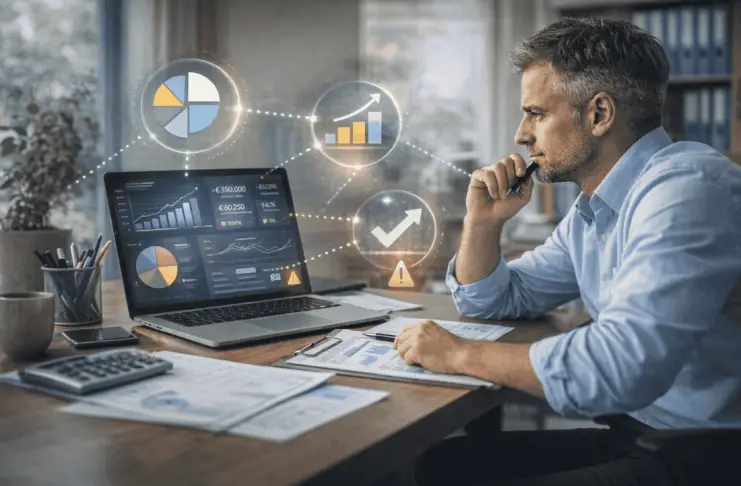 Tableau de bord de gestion en PME : pourquoi les indicateurs financiers ne suffisent pas Le tableau de bord est l'un des outils centraux du contrôle de gestion. Néanmoins, il ne permet pas de piloter : seulement de constater.