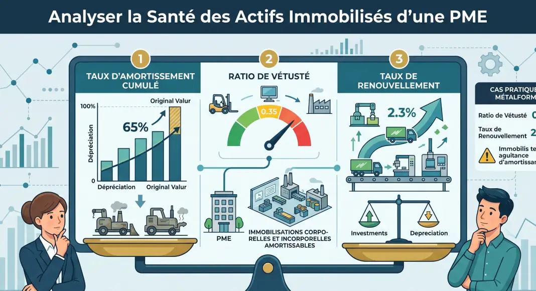 Quand on examine le bilan d'une PME pour la première fois, le poste « actifs immobilisés » est souvent celui qui pose le plus de questions.