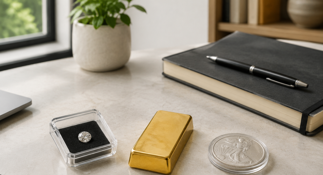 Diamant et métaux précieux sont des actifs tangibles, mais leurs mécanismes de valorisation et de revente diffèrent.