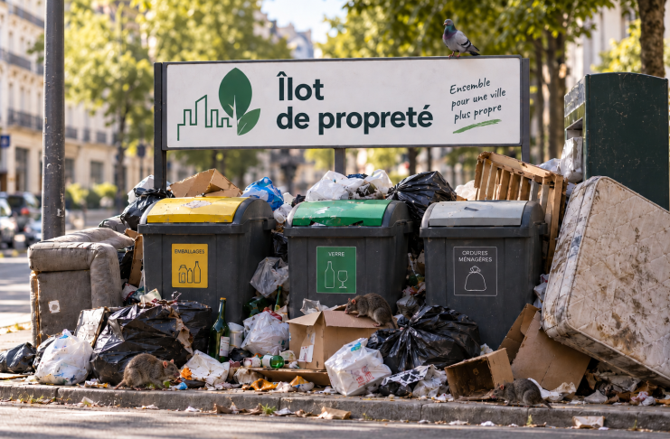 Îlot de propreté : le lyrisme du sac poubelle Tout est parti d’un îlot de propreté. J’avais naïvement imaginé quelque chose de propre. J’ai découvert une langue.