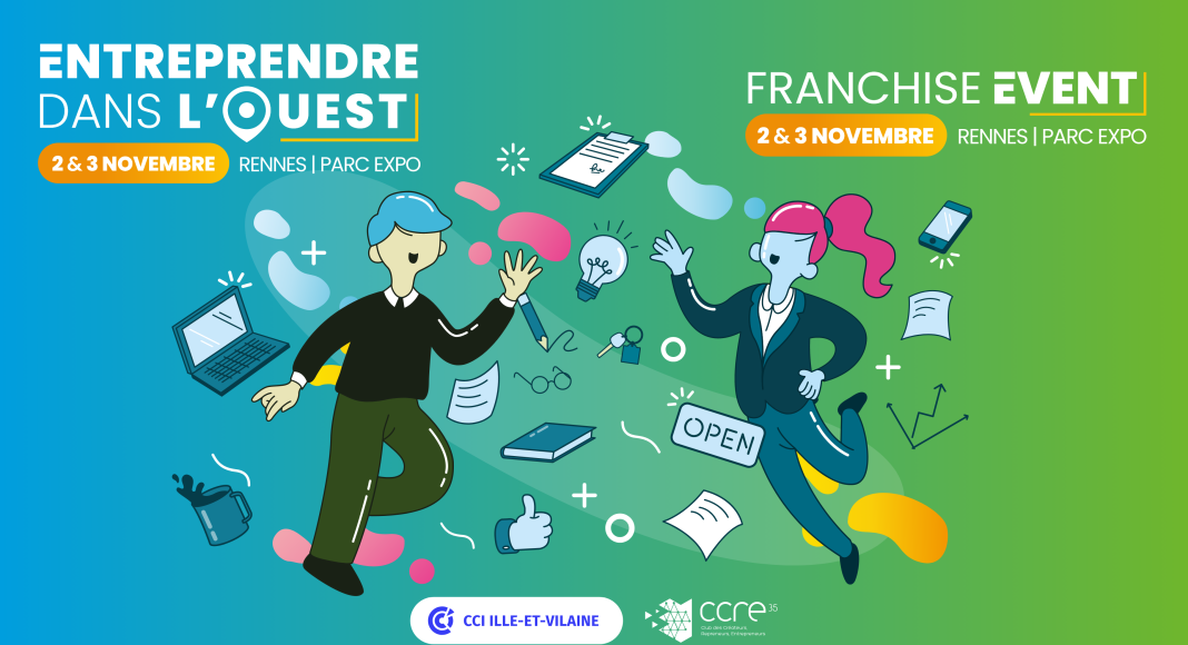 Les 2 et 3 novembre 2026, le Parc Expo de Rennes accueillera la 28ᵉ édition du salon Entreprendre dans l’Ouest.